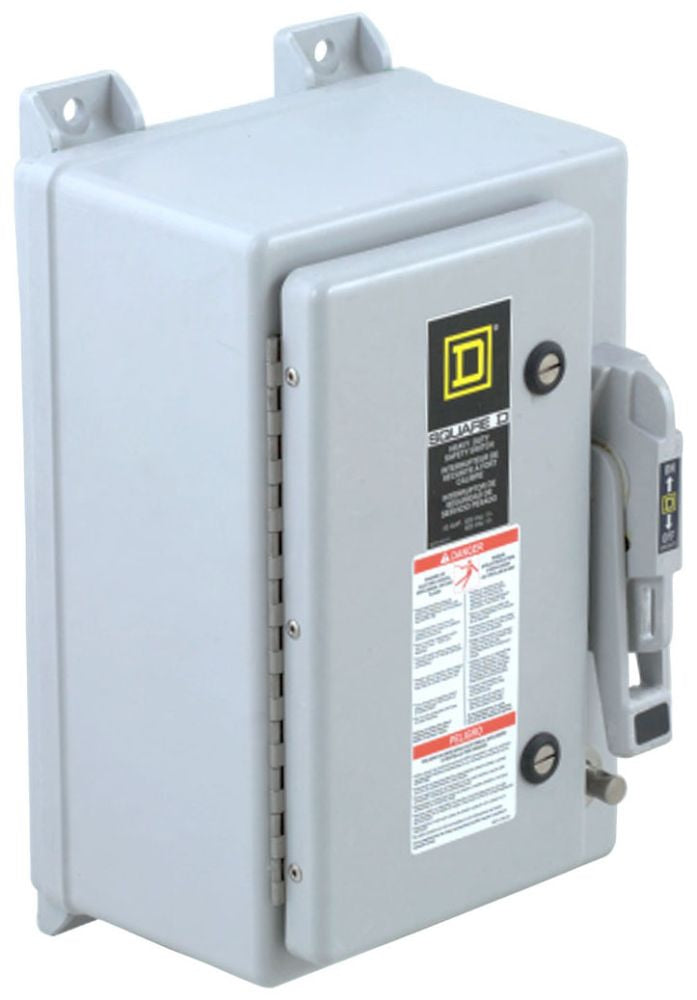 Square D HU363DF - Non-Fusible Disconnect Switch 600V/100A (200kA AIC @600V)