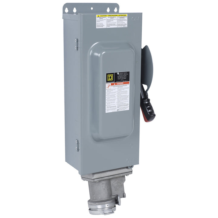 Square D HU363WC - Non-Fusible Disconnect Switch 600V 100A (3-Pole, 200kA AIC)