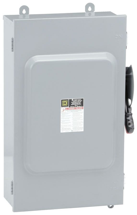 Square D HU364DS - Non-Fusible Disconnect Switch 600V/200A (200kA AIC @600V)