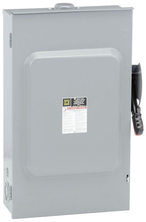 Square D HU364RB - Non-Fusible Disconnect Switch 600V/200A (NEMA 3R Enclosure)