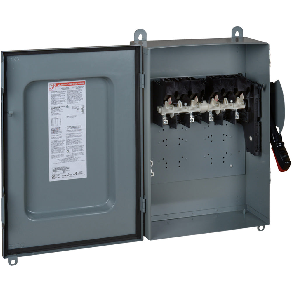 Square D HU461AWK - Industrial Disconnect Switch 600V AC/DC 3A (NEMA 12 Rated)