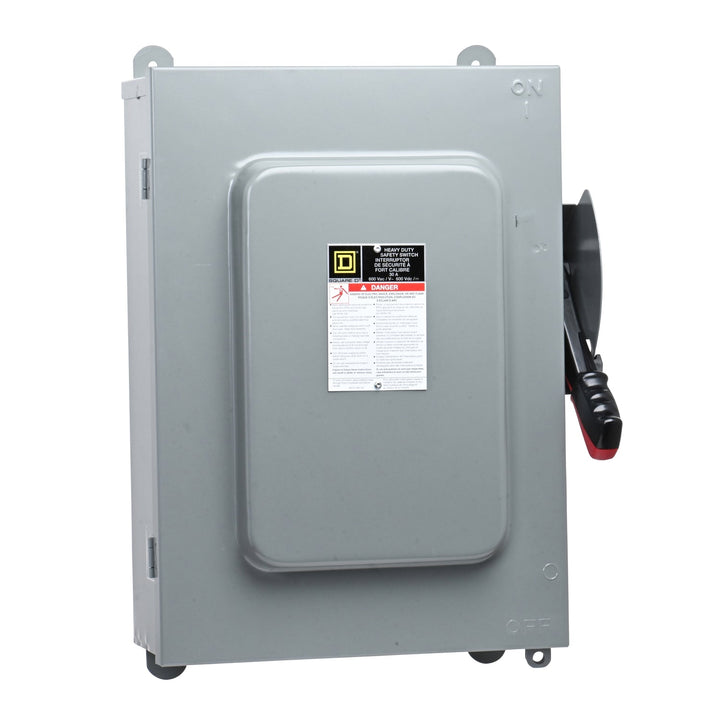 Square D HU461AWK - Industrial Disconnect Switch 600V AC/DC 3A (NEMA 12 Rated)