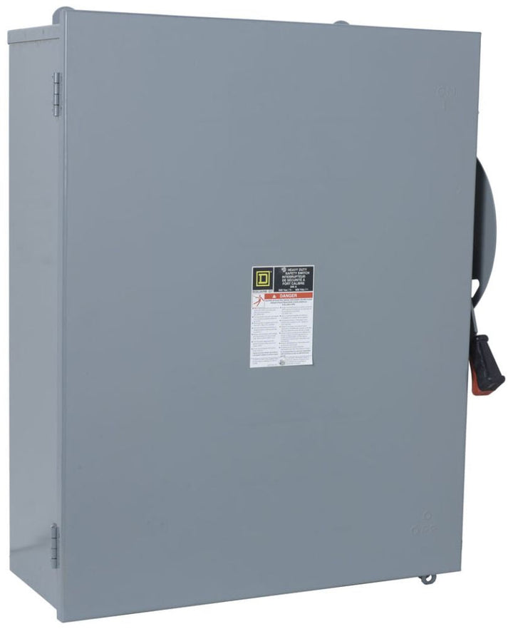 Square D HU464 - Non-Fusible Disconnect Switch 200A@600V (200kA AIC 3-Phase)