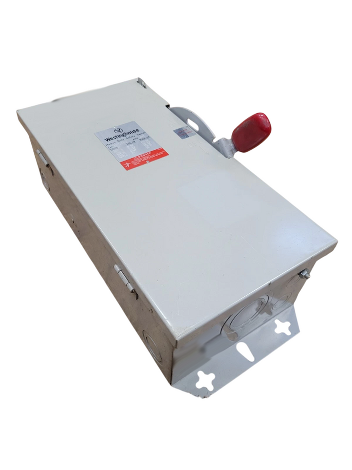 Westinghouse HUN362 - Industrial Disconnect Switch 600V/60A (3-Pole, 200kA AIC)