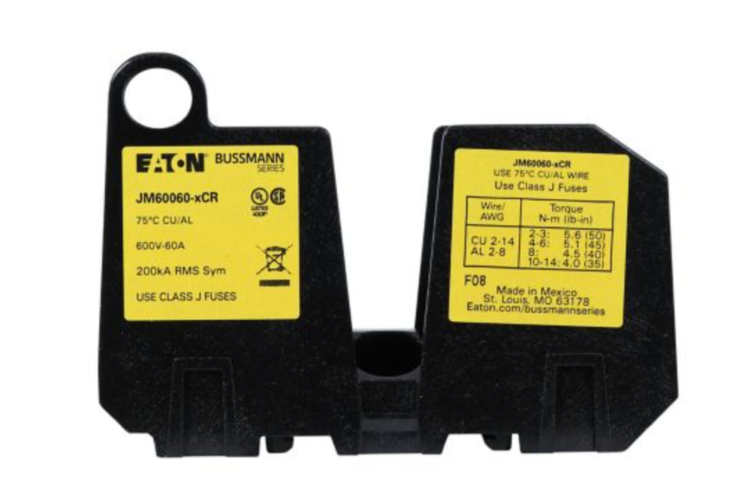 Bussmann J600601CR - Class J Fuse 600A 600V (Time-Delay)