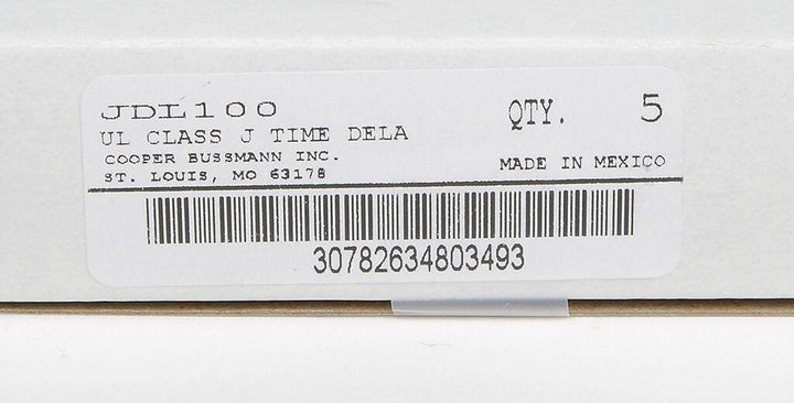 Edison Fuses JDL100 - Class J Fuse 100A 600V (300kA AIC)