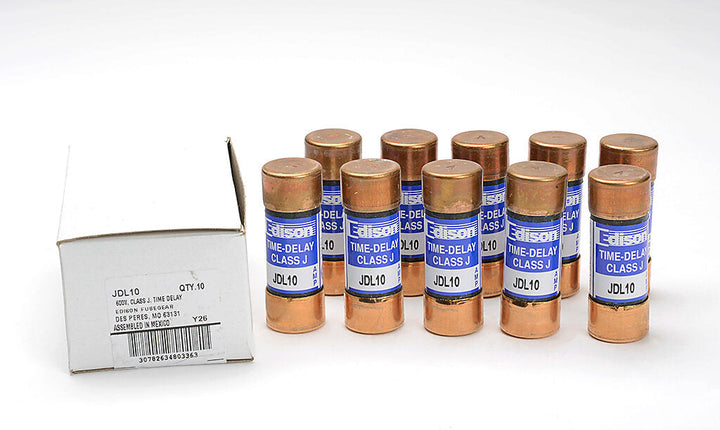 JDL10 Edison Fuses  Low Voltage Fuse
 600V  10A Fuse - Essential Electric Supply