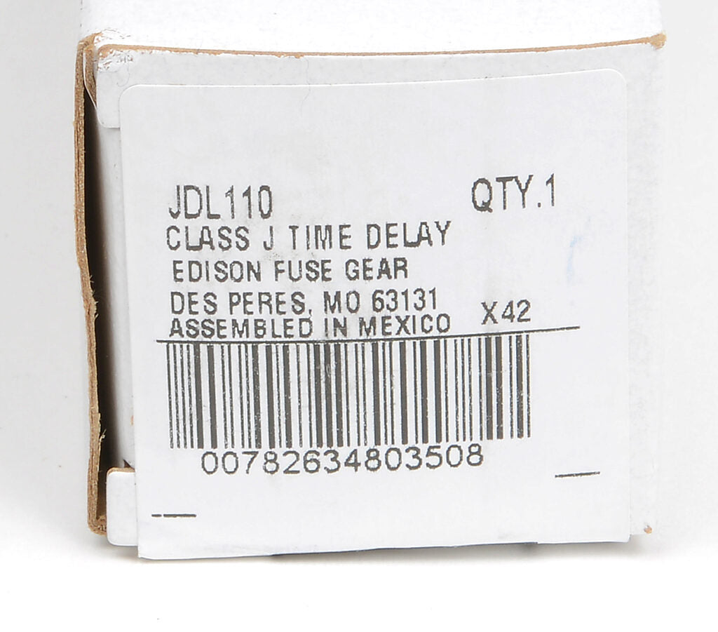 Edison Fuses JDL110 - Class J Fuse 110A@600V (300kA AIC)