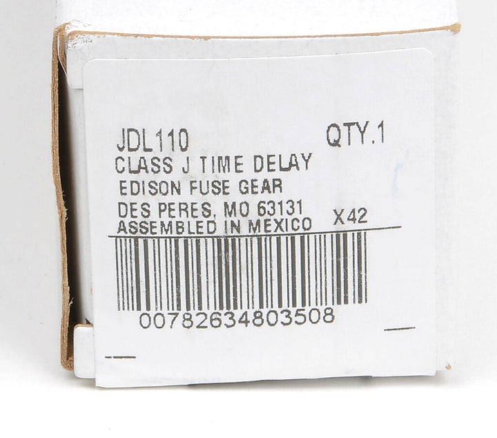 Edison Fuses JDL110 - Class J Fuse 110A@600V (300kA AIC)
