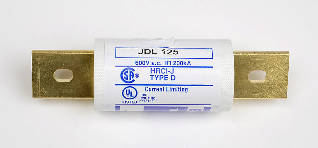 Edison Fuses JDL125 - Class J Fuse 125A@600V (300kA AIC)