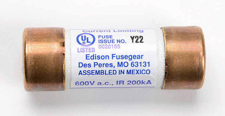 Edison Fuses JDL15 - Class J Fuse 15A@600V (300kA AIC)