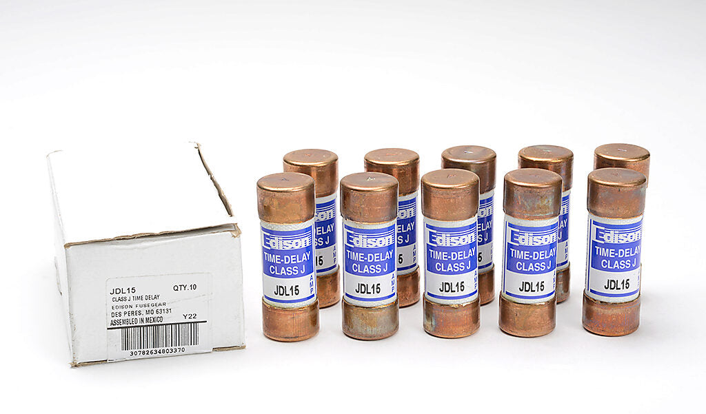 Edison Fuses JDL15 - Class J Fuse 15A@600V (300kA AIC)