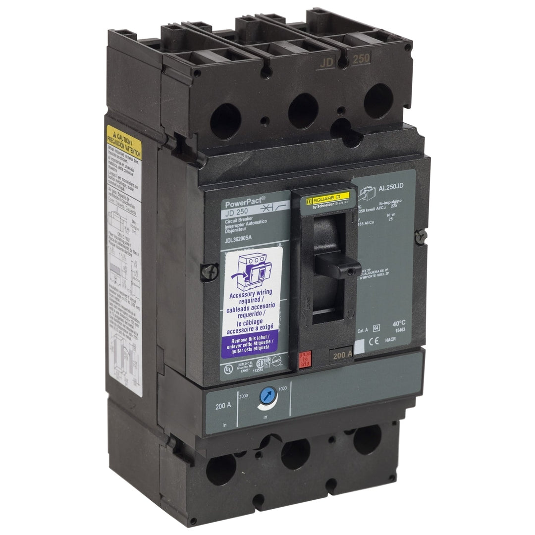 Square D JDL36150SA - Molded Case Circuit Breaker 150A 600V
