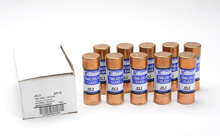 Edison Fuses JDL3 - Class J Time-Delay Fuse 3A 600V (300kA AIC)