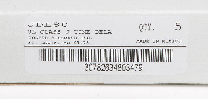 Edison Fuses JDL80 - JDL Class Fuse 80A 600V (300kA AIC)