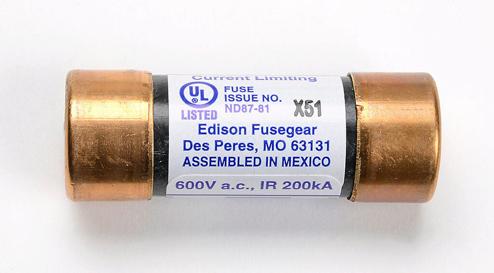 JDL8 Edison Fuses  Low Voltage Fuse
 600V  8A Fuse - Essential Electric Supply