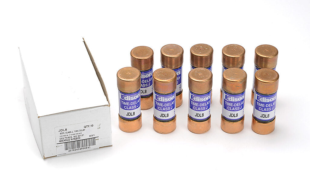 Edison Fuses JDL8 - JDL Class Fuse 8A 600V (300kA AIC)