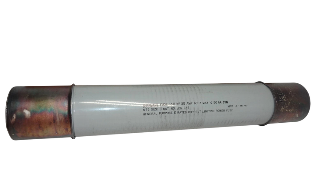 Bussmann JDN-80E - Medium Voltage Fuse 15.5kV/80A (Class E Ferrule Connection)