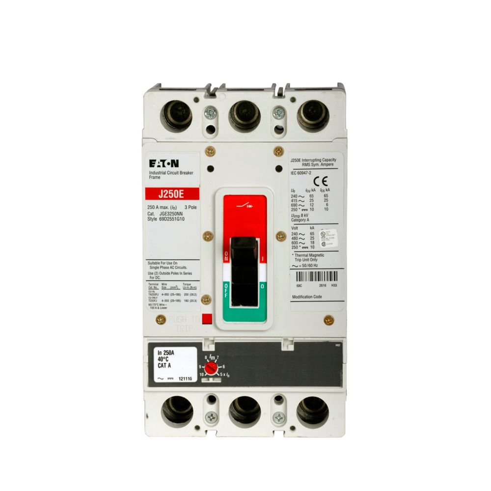 Cutler Hammer JGE3100AAG - Molded Case Breaker 100A 600V