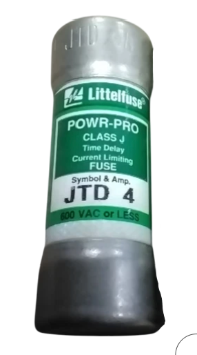 Littelfuse JTD4 - Class J Time-Delay Fuse 4A 600V (200kA AIC)