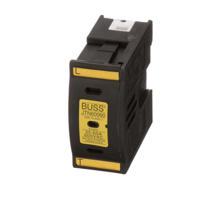 Bussmann JTN60060 - JTN600 Fuse Block 600V/60A (Box Lug Terminal Mount)