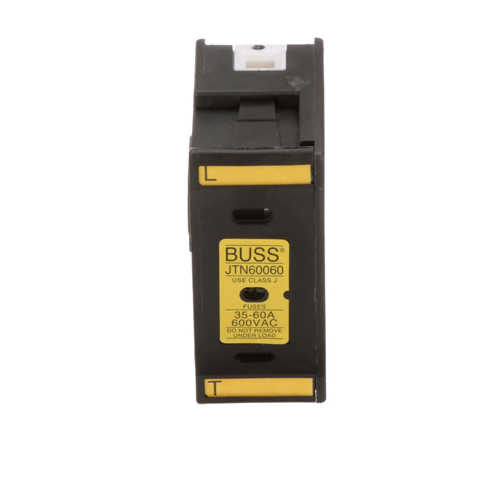 Bussmann JTN60060 - JTN600 Fuse Block 600V/60A (Box Lug Terminal Mount)