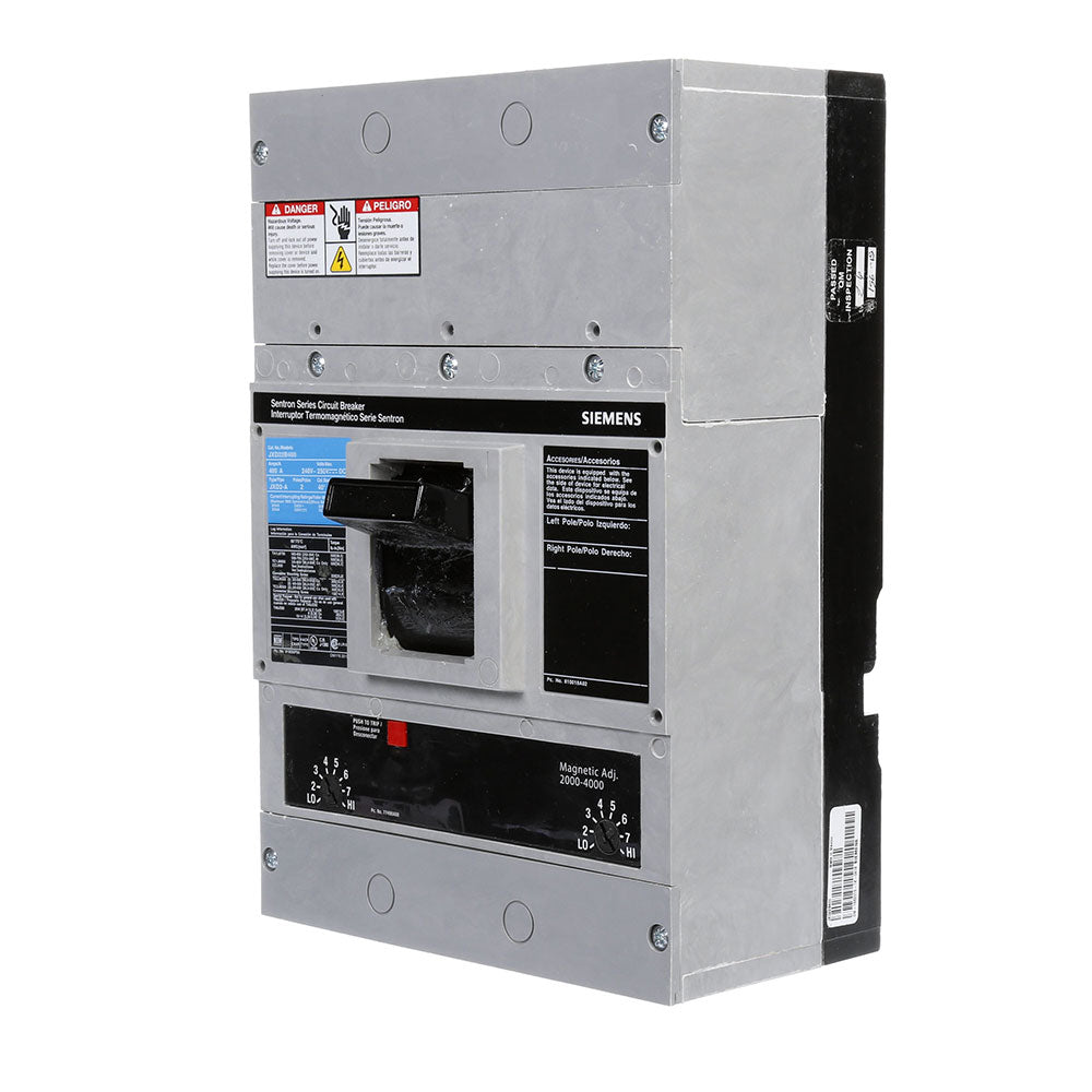 Siemens JXD63B225 - Molded Case Circuit Breaker, 225A 600V 3P
