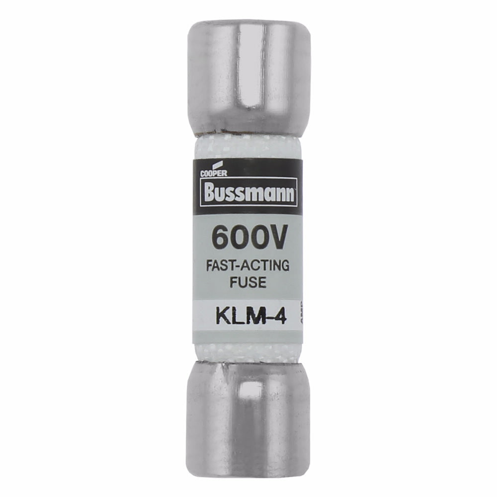 Cooper Bussmann KLM-4 Low Voltage KLM Series 600V 4A Fuse - Essential Electric Supply