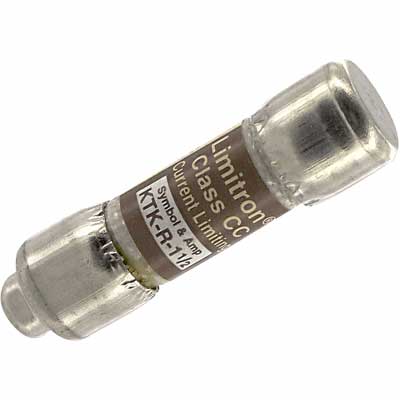 Bussmann KTK-R-1-1/2 - Class CC Fuse 1A 600V (200kA AIC Rating)