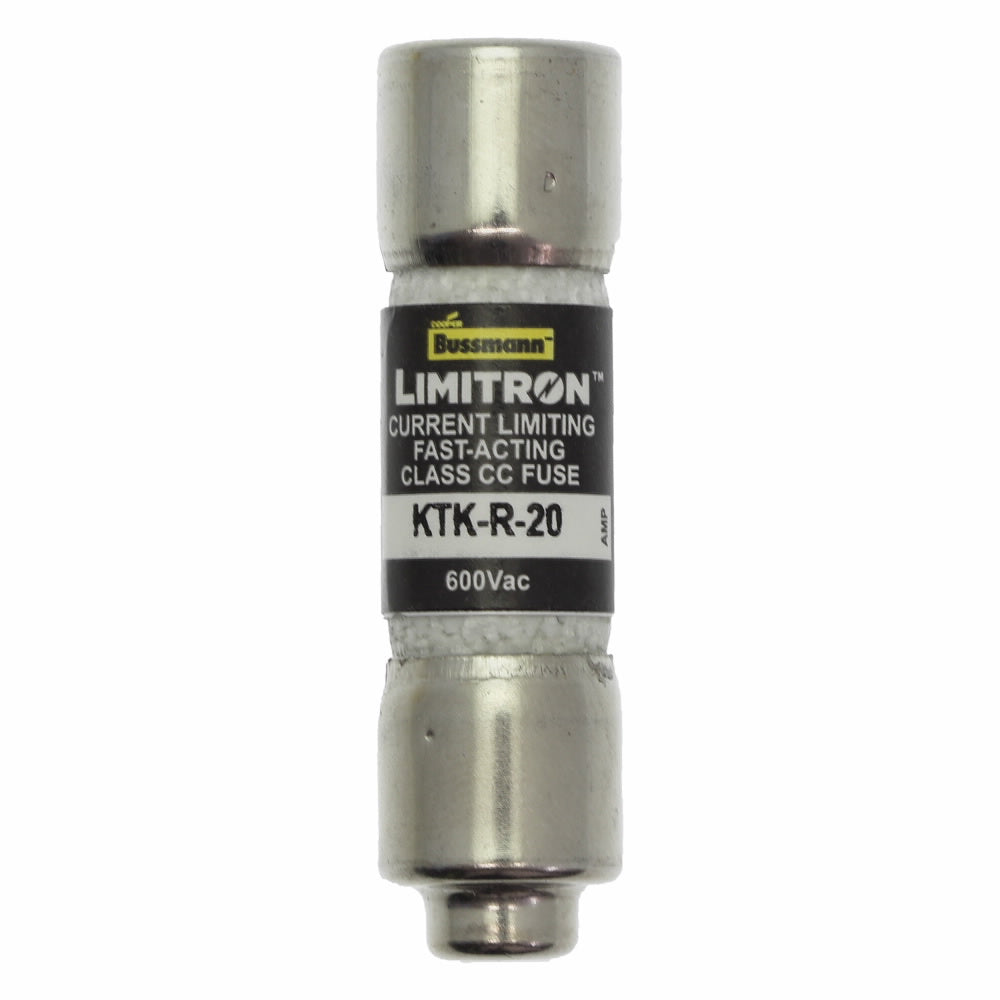 Bussmann KTK-R-20 - Medium Voltage Fuse 600V/20A (200kA AIC, UL/CSA Certified)