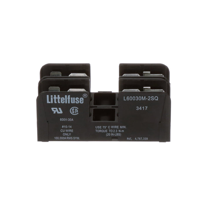 Littelfuse L60030M2SQ - Class L Fuse Block 600V 30A (UL/CSA Certified)