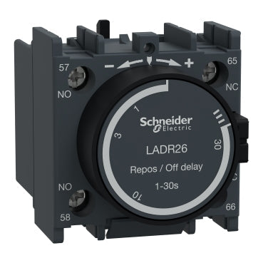 Schneider Electric LADR26 - Contactor 26A 600V AC (1 NO + 1 NC Aux)