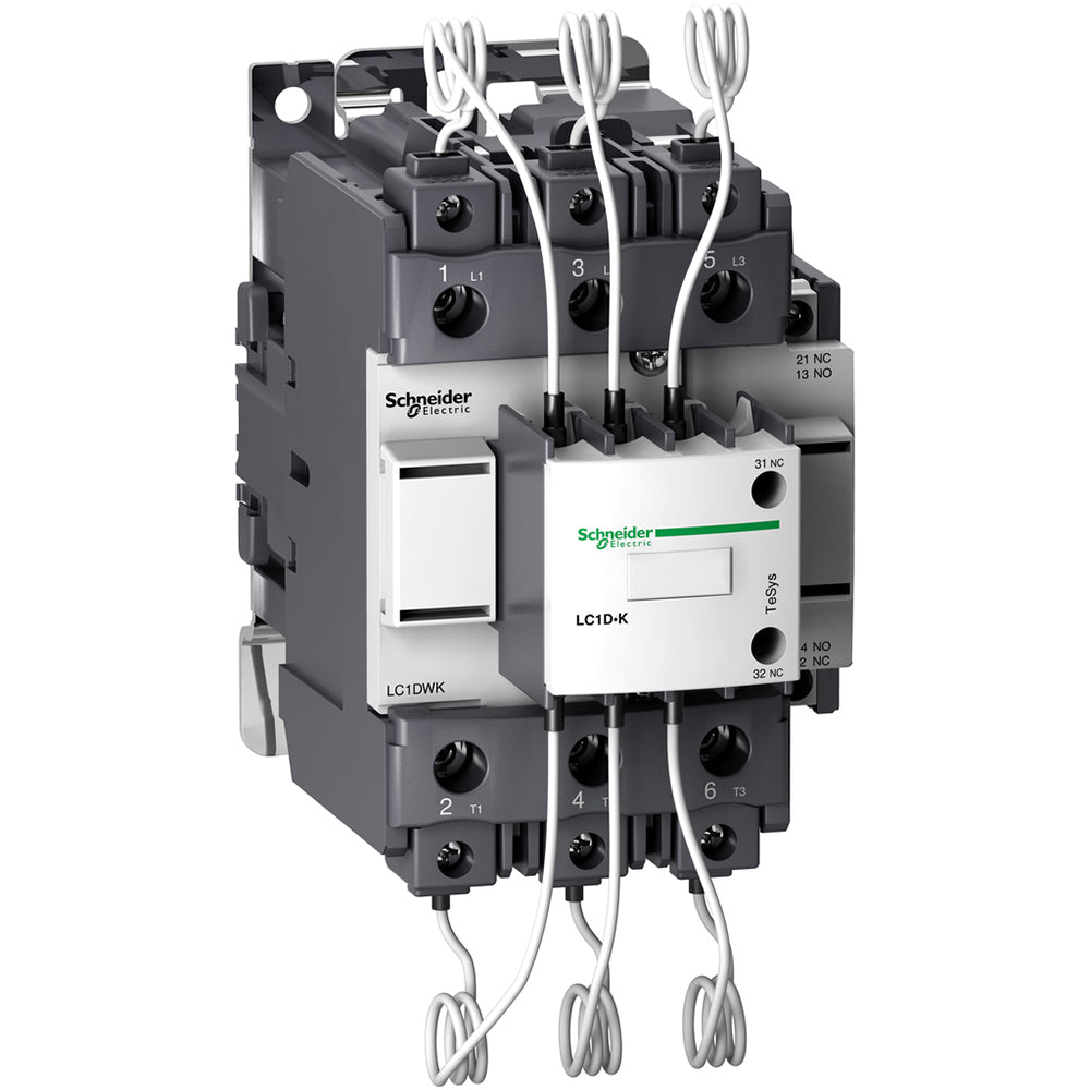 Schneider Electric LC1DWK12G7 - Contactor 600V 3-Pole 120VAC Coil