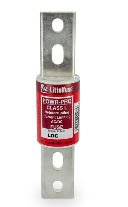 Littelfuse LDC-700 - Class L Medium Voltage Fuse 700V AC (2.38" Diameter)