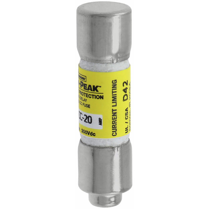 Bussmannn LP-CC-20 - Low-Peak Time-Delay Fuse 20A (200kA@600V Interrupt Rating)
