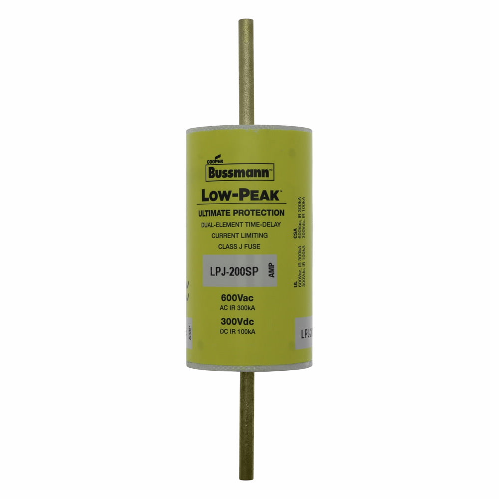 Cooper Bussmann LPJ-200SP Low Voltage Low-Peak 600V 200A Fuse - Essential Electric Supply