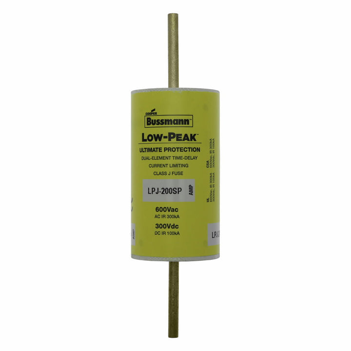 Cooper Bussmann LPJ-200SP Low Voltage Low-Peak 600V 200A Fuse - Essential Electric Supply