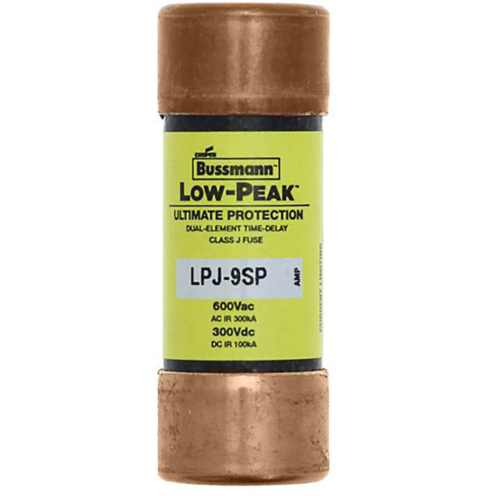 Bussmann LPJ-9SP - Class J Time-Delay Fuse 9A 600V (300kA AIC)