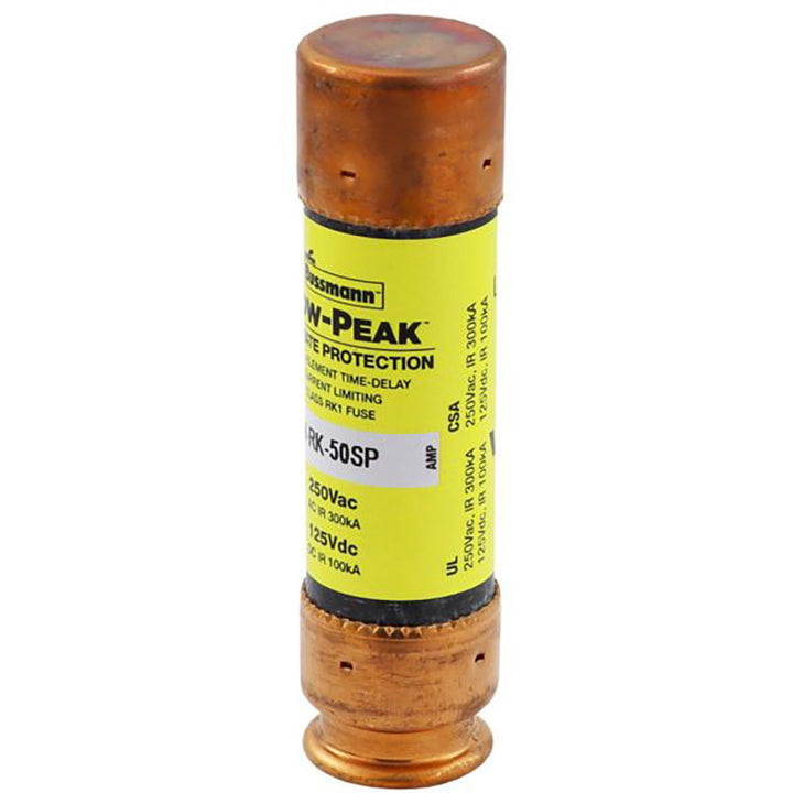 Bussmann LPN-RK-50SP - Low-Peak Time-Delay Fuse 50A@250V (300kA AIC Rating)