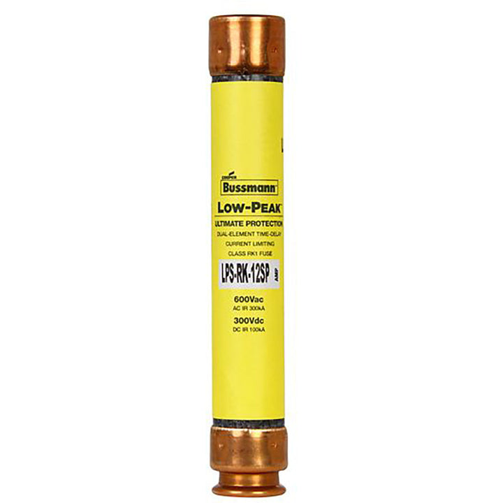 Bussmann LPS-RK-12SP - Low-Peak Time-Delay Fuse 12A 600V (300kA AIC)