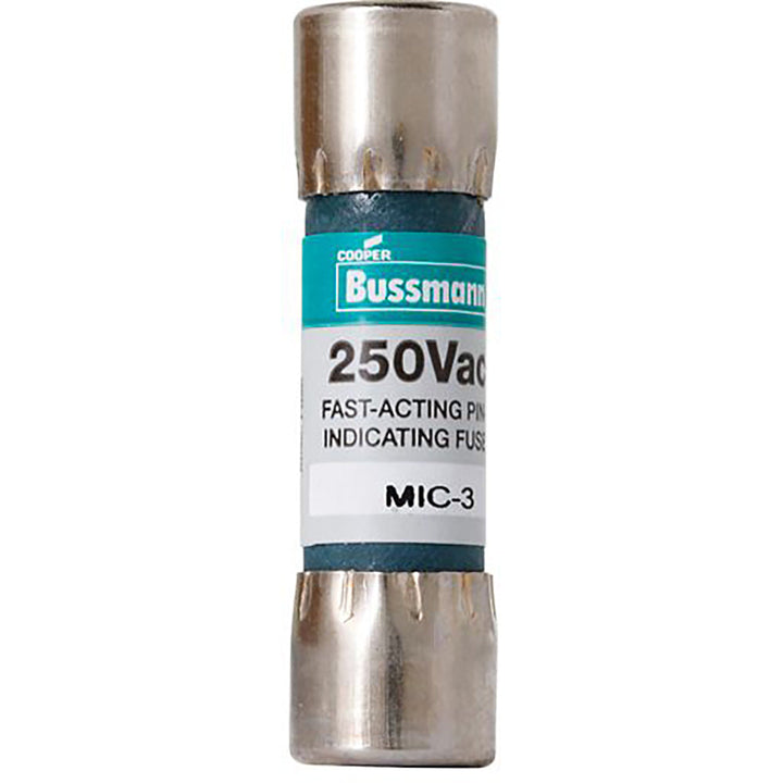 Cooper Bussmann MIC-3 - Midget Fuse 3A (100kA@250V Interrupt Rating)