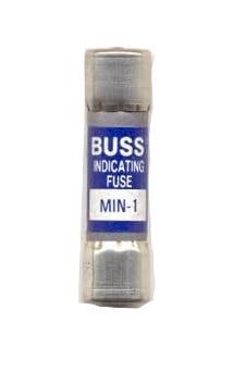 Cooper Bussmann MIN-1 - MIC-Series Midget Fuse 1A 250V (35kA AIC)