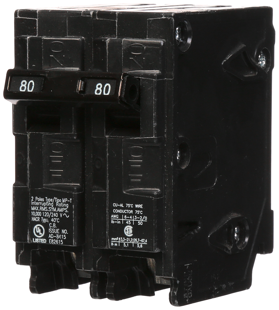 Murray MP280 - Molded Case 80A 2-Pole (10kA AIC)