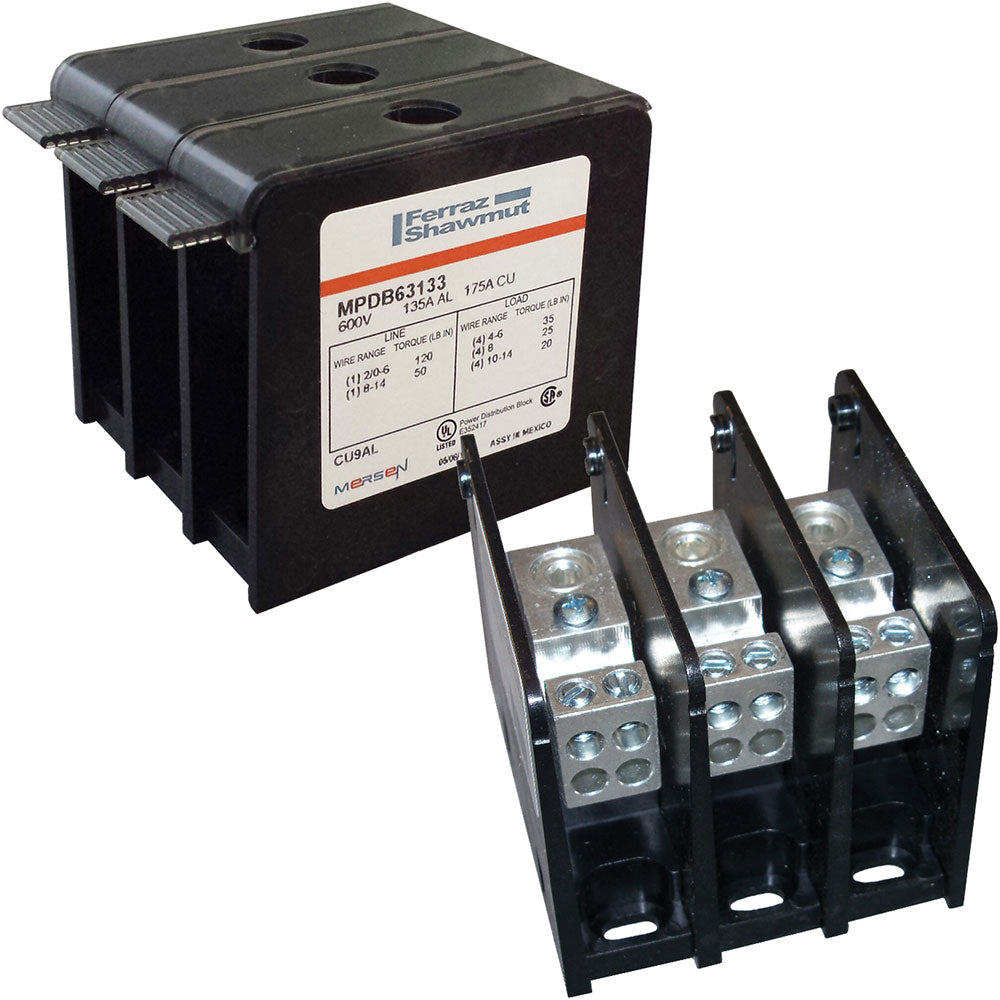 Mersen MPDB63132 - Fuse Holder Accessory CSA/UL Certified (1.98" x 3.08")