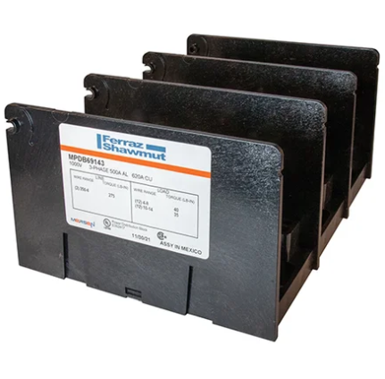 Mersen MPDB69143 - Power Distribution Block Fuse 600V/691A (UL 1953 Compliant)