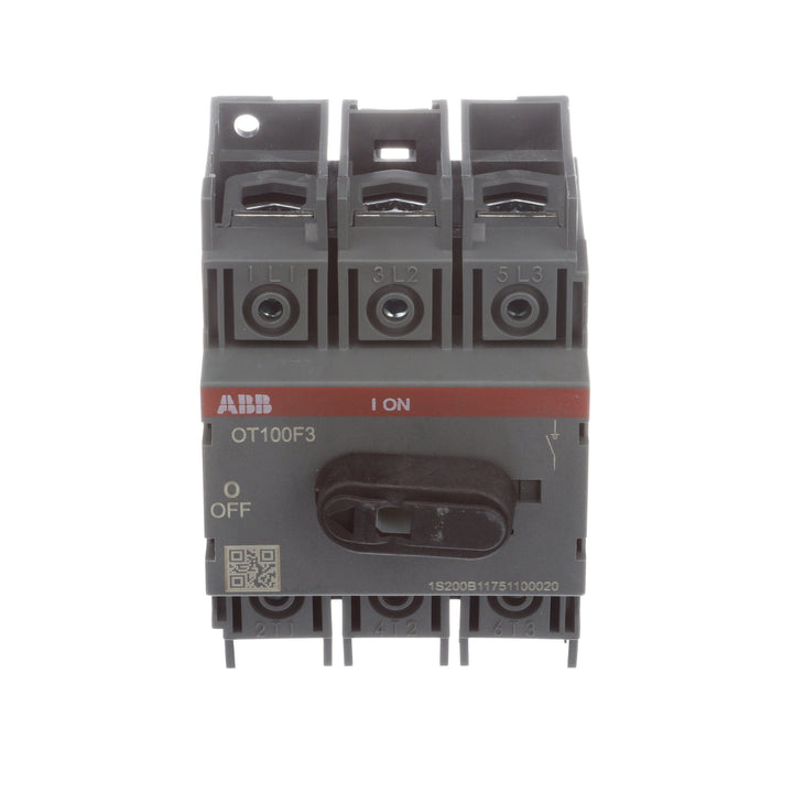 ABB OT100F3 - Non-Fused Disconnect Switch 600V AC/100A (UL 98 & CSA Certified)