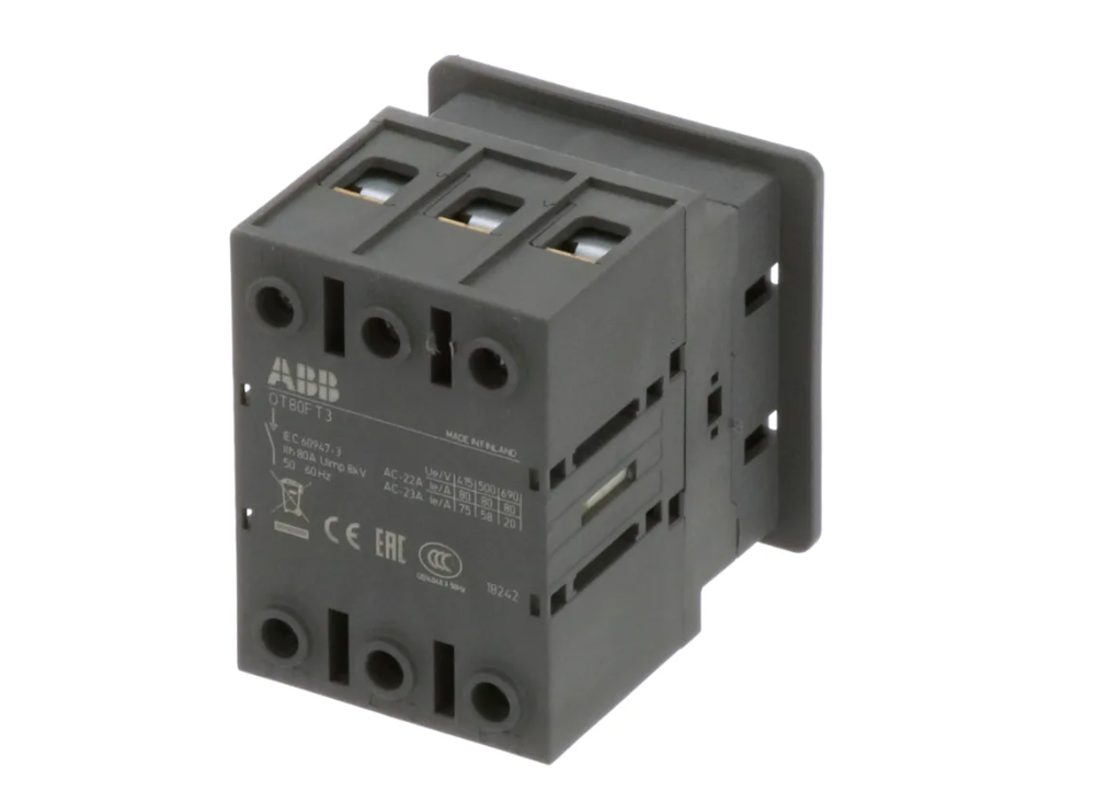 Bussmann OT80FT3 - Disconnect Switch 600V 80A (SELA Compatible)