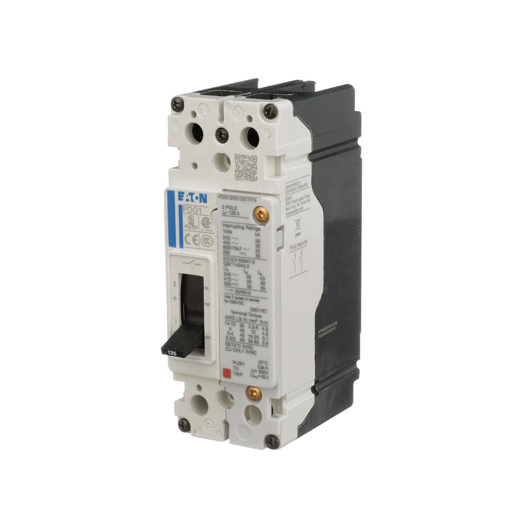 Eaton PDG12C0030TFFJ - 2-Pole 30A 600V Molded Case Breaker