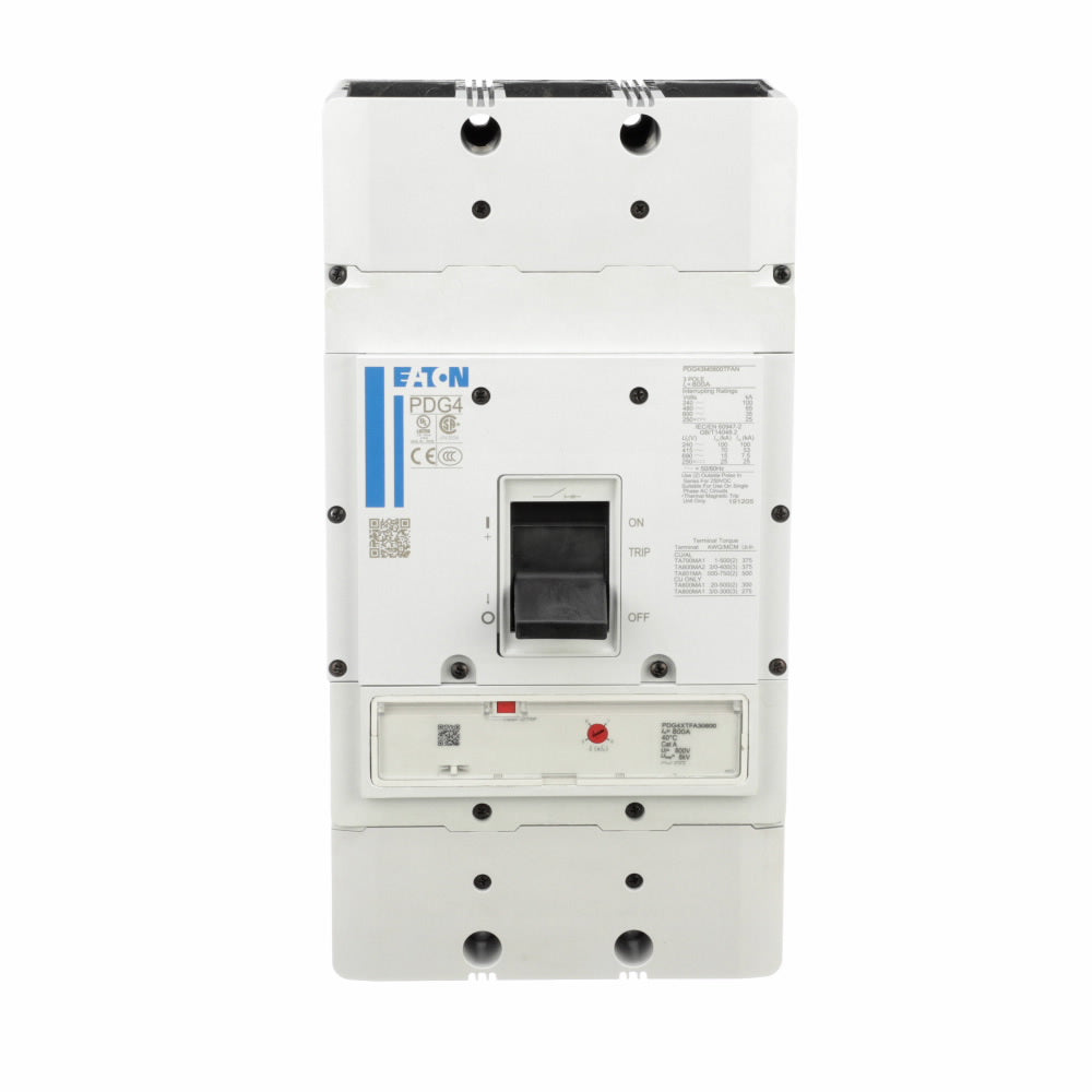 Eaton PDG43M0800TFAN - Molded Case 800A 3-Pole Breaker
