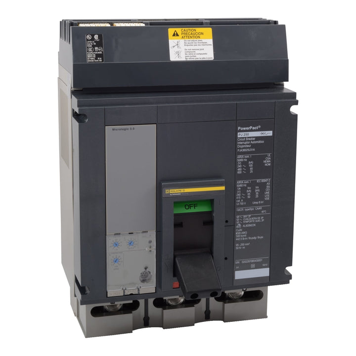 Square D PJA36040U44A - Molded Case Breaker 400A 600V 3-Pole